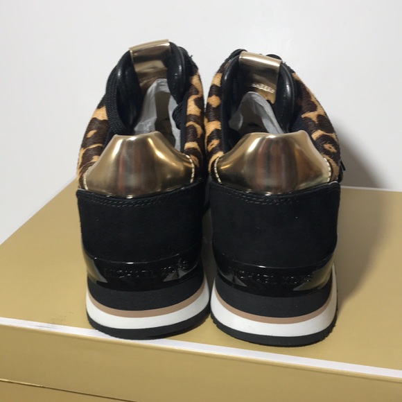 Michael Kors Maddy Trainer Hair Calf leopard shoes - Picture 5 of 7